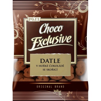 Poex Datle v hořké čokoládě se skořicí 150 g