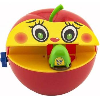 Pokladnička Jablko s červíkem červená