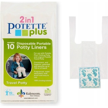 Potette Plus nočník cestovní 2v1 náhradní náplň 10ks