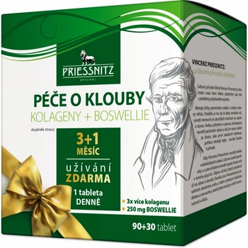 Priessnitz Kolag+Boswellie péče o klouby 90+30 tablet