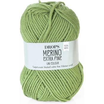Příze DROPS Merino Extra Fine uni color 18 - zelená