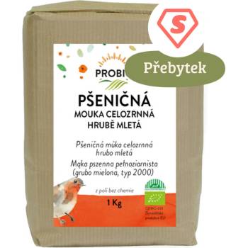 ProBio Mouka pšeničná celozrnná hrubě mletá bio 1 kg