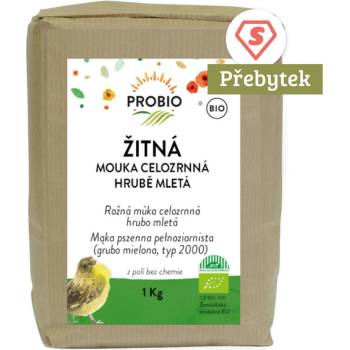 ProBio Mouka žitná celozrnná hrubě mletá 1 kg