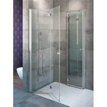 Radaway EOS KDD-B 120 x 80 cm 37353-01-01N sprchový kout sklo Transparent