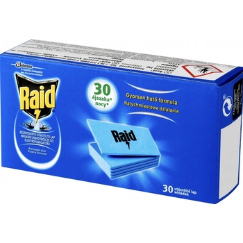 Raid náhradní náplň do elektrického odpařovače, vysoce účinný insekticidní přípravek 30 ks