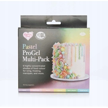 Rainbow Dust Sada gelových barev Rainbow Dust, pastel 6 x 25 g