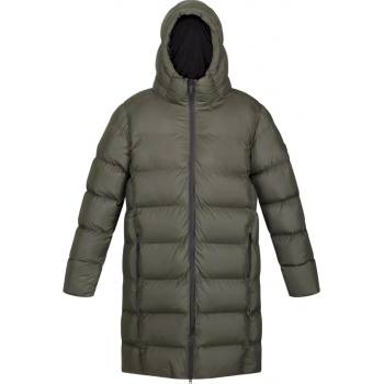 Regatta pánská dlouhá zateplená bunda zelená