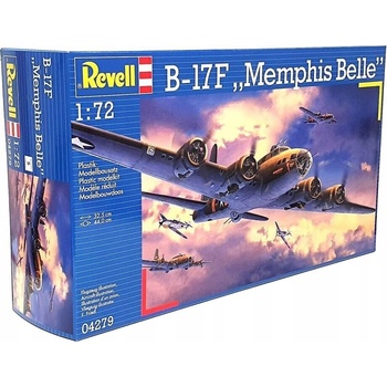 Revell Plastic ModelKit letadlo 04279 B-17FMemphis Belle 1:72