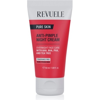 Revuele Pure Skin Anti-Pimple noční krém proti akné 50 ml