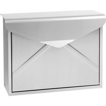 Richter BK.57.N Poštovní nerezová schránka Monza, stříbrná