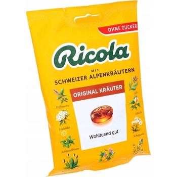 Ricola Kräuter original bylinné bonbóny original bez cukru 75 g