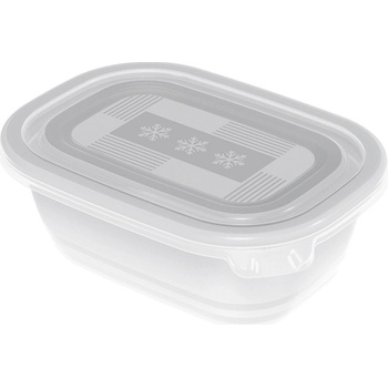 Rotho Freeze Plastové krabičky do mrazáku bílé 4 x 0,5 l 16 x 11 x 6 cm
