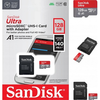 SanDisk microSDXC UHS-I U1 128 GB SDSQUAB-128G-GN6MA