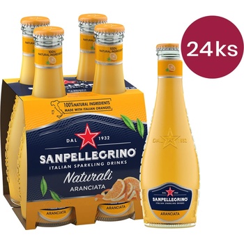 Sanpellegrino Aranciata sklo 24 x 200 ml