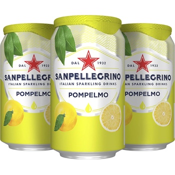 Sanpellegrino Pompelmo grapefruit plech 24 x 330 ml