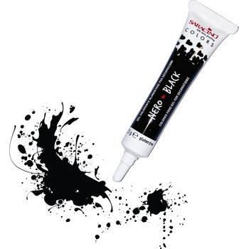 Saracino Gelová barva černá BLACK 20 g