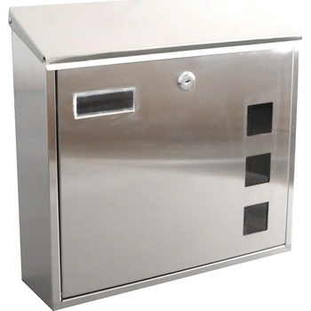 schránka poštovní 350x330x110mm nerez