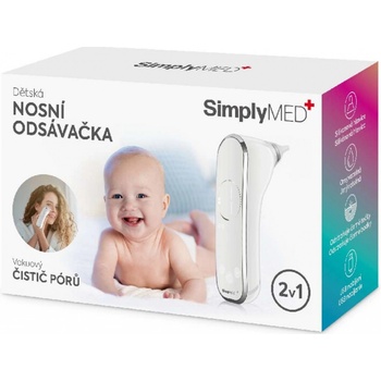 SimplyMed Dětská nosní odsávačka a čistič pórů 2v1 JY 922