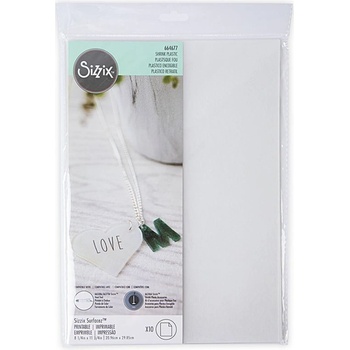 Sizzix Smršťovací fólie sada vhodná do tiskárny (A4) - mléčná (10ks)