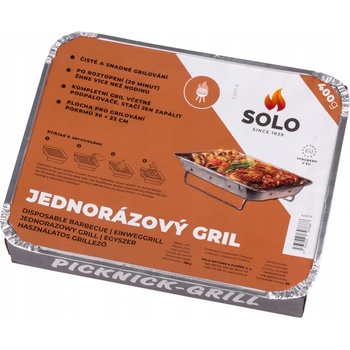 SOLO Picknick Jednorázový gril Picknick 30 x 23 cm