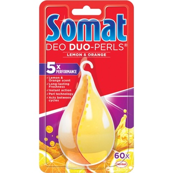 Somat Deo Duo Perls Lemon & Orange osvěžovač myčky 17 g