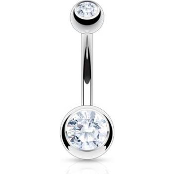 Šperky4U piercing do pupíku banánek BS1002-1608C