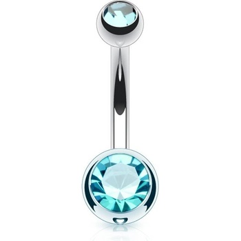 Šperky4U piercing do pupíku banánek malý AB BS1005-AB