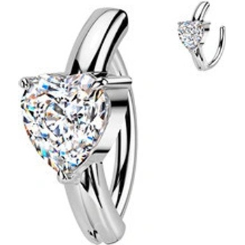 Šperky4U piercing do pupíku se srdíčkem WP0092