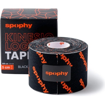 Spophy Kinesiology Tape Black tejpovací páska černá 5 cm x 5 m