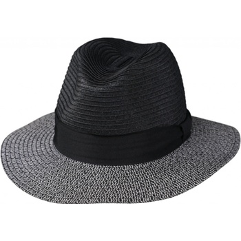 Stetson Letní šedočerný fedora klobouk od Fiebig Traveller Toyo šedočerný /2478520