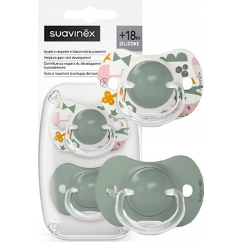 Suavinex dudlík SX Pro fyziologický Walk +2 ks zelená