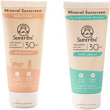 Suntribe Mineral Sunscreen opalovací krém s minerály SPF30 100 ml