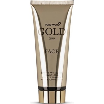 Tannymaxx Gold 999,9 krém na obličej pro urychlení opálení Sensitive Anti-Age Face 75 ml