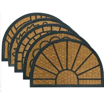 Tapi Rohožka půlkruh guma/kokos 40x70 cm