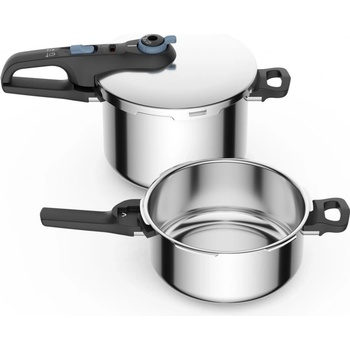 Tefal P2584301 Secure Trendy Sada tlakových hrnců 4 + 6 l