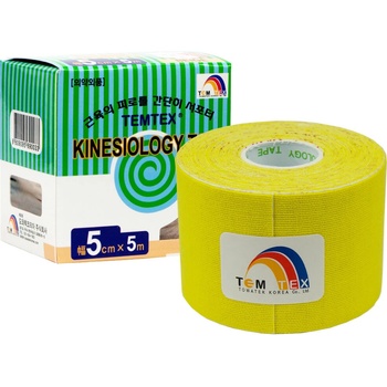 Temtex tape Classic žlutá 5 cm x 5 m