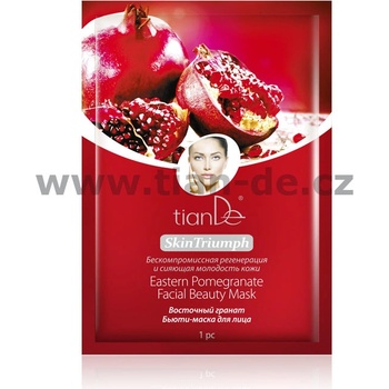 tianDe pleťová beauty maska s granátovým jablkem 1 ks