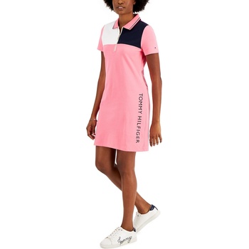 Tommy Hilfiger dámské šaty růžové