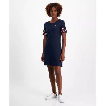 Tommy Hilfiger dámské šaty Striped Tape modré