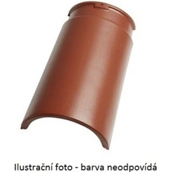 Tondach hřebenáč č.6 engoba černá Hranice