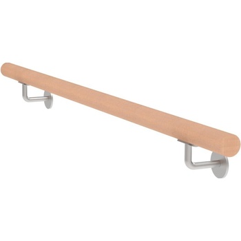 UMAKOV Dřevěné madlo buk a nerezové držáky WB/M-1200