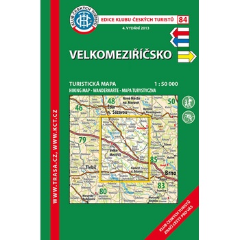 Velkomeziříčsko mapa 1:50 000 č. 84