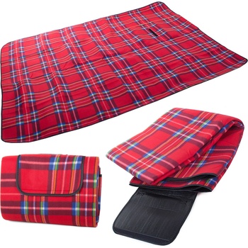 Verk Pikniková deka 150 x 200 cm károvaná červená