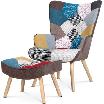 Vikio AKR120PW s podnožkou patchwork látka