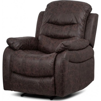 Vikio AKR138B hnědá látka v dekoru kůže