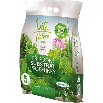 Vita Natura Přírodní substrát pro bylinky 5 l
