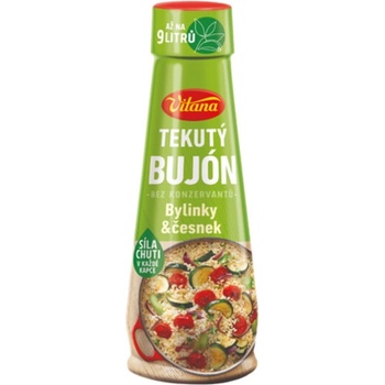 Vitana Tekutý bujón bylinky & česnek 180 ml