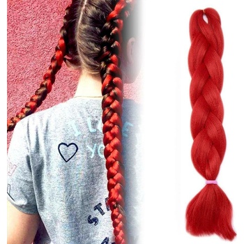 Vlasový příčesek červený