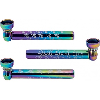 WeedShop Malá skleněná fajfka Kawuum Rasta 10 cm