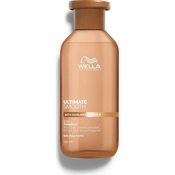 Wella Professionals Ultimate Smooth Shampoo intenzivně vyživující šampon pro lesk a hebkost vlasů 250 ml